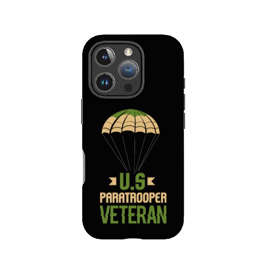 Army Parachute Airborne Division US Veteran IPhone Cases