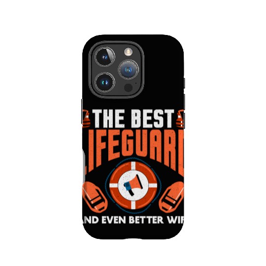 Best Lifeguard Wife Rescuer Pool Guard IPhone Cases