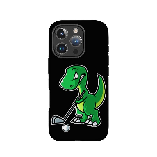Tyrannosaurus Golf Player Golfer Golfing Funny IPhone Cases