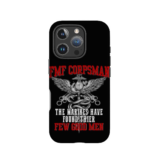 FMF Devil US Navy Corpsman DOC Badass Army Veteran IPhone Cases