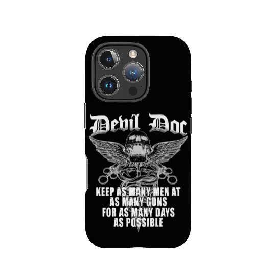 Devil Doc US Navy Corpsman Badass Army Veteran IPhone Cases
