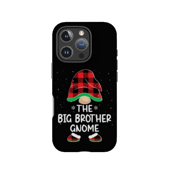 Christmas The Big Brother Gnome Buffalo Plaid Xmas IPhone Cases