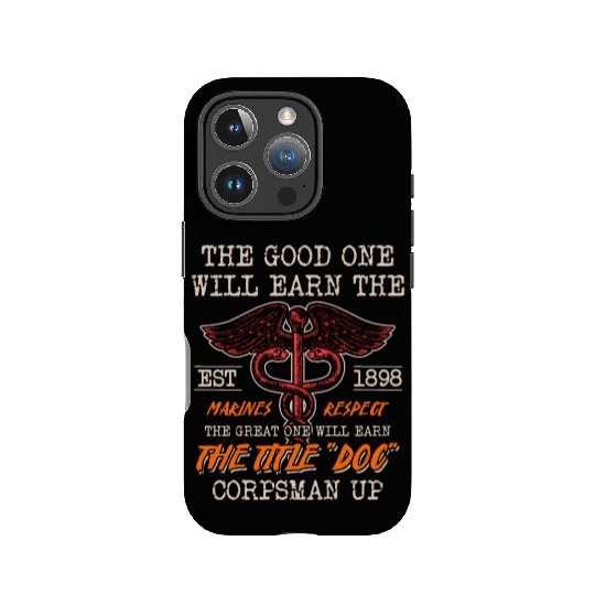 DOC Devil US Navy Corpsman Badass Army Veteran IPhone Cases