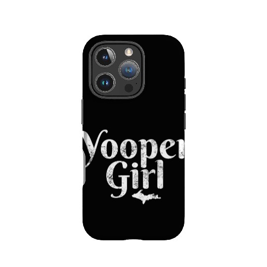 Yooper Girl Ladies Upper Peninsula Michigan Gift M IPhone Cases