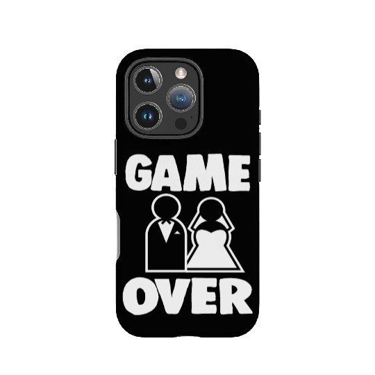 Wedding Bachelor Bachelorette Party Game Over IPhone Cases