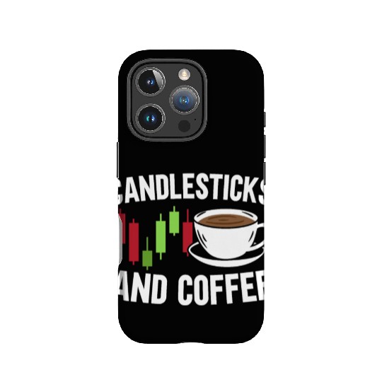 Candlesticks And Coffee Trader Caffeine Lover IPhone Cases