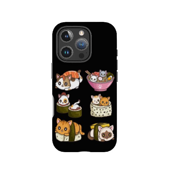 Sushi Cat Japanese Anime IPhone Cases