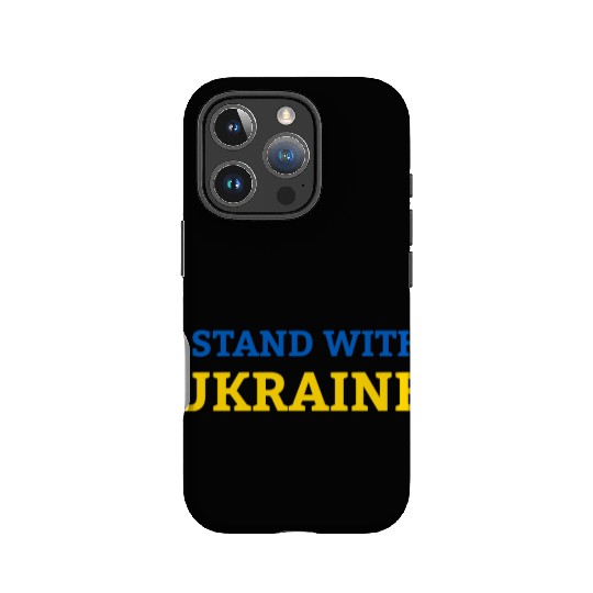 "I stand with Ukraine" Support & Solidarity IPhone Cases