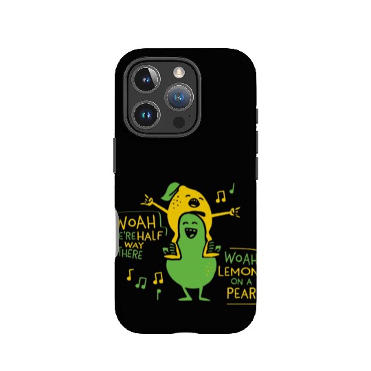 Lemon On A Pear Funny Meme Lemon On A Pear Teacher IPhone Cases