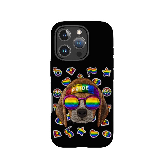 LGBT Beagle Gay Pride Month Dog Rainbow Lesbian IPhone Cases