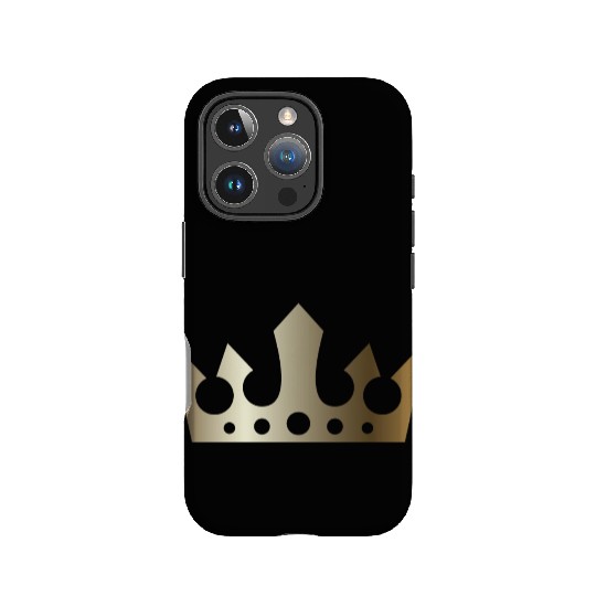 VIP golden crown king gold vector image monarch IPhone Cases