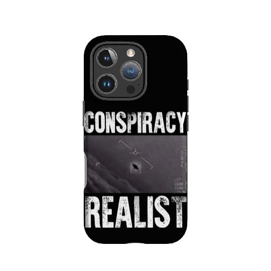 Conspiracy Realist IPhone Cases UFO Government Sighting