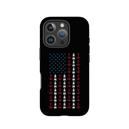 Boating American Flag 4th of July Merica USA IPhone Cases
