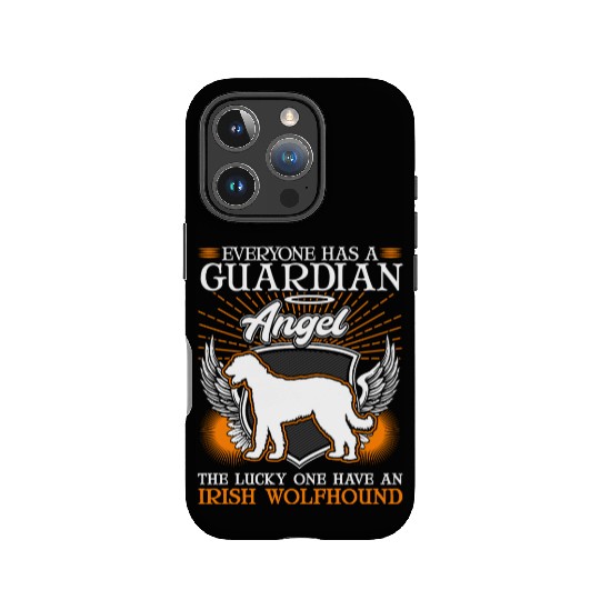 Irish Wolfhound Guardian Angel IPhone Cases