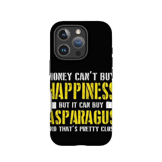 Asparagus - money can't buy happiness IPhone Cases