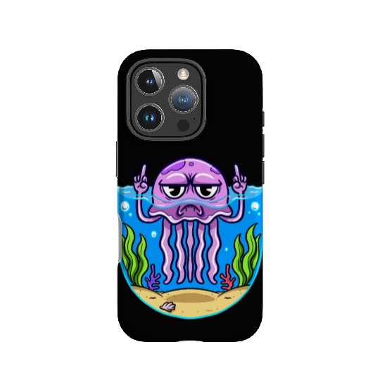 Jelly Fish Middle Finger Jellyfish IPhone Cases