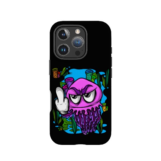 Jelly Fish Middle Finger Jellyfish IPhone Cases