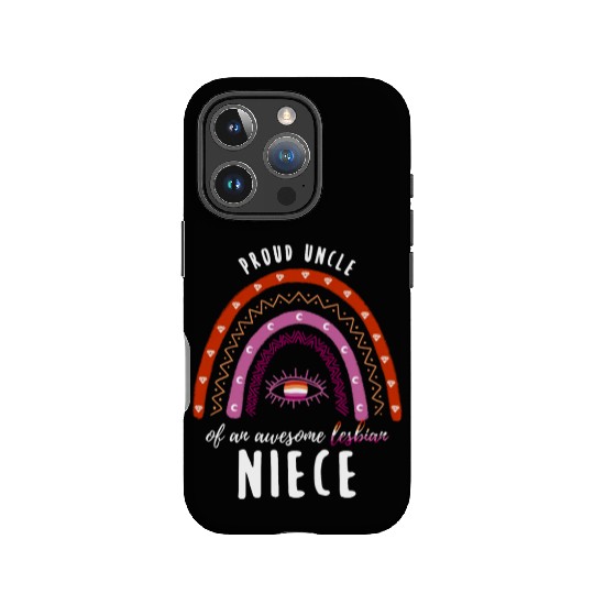 Rainbow Uncle Lesbian Niece IPhone Cases