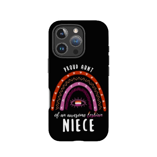 Rainbow Aunt Lesbian Niece IPhone Cases
