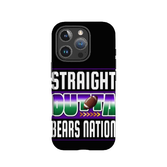 Straight Outta Bears Nation Football Full Icon IPhone Cases