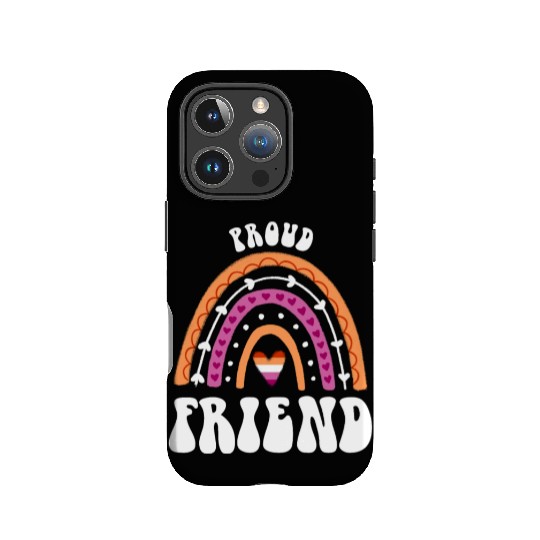 Proud Friend Lesbian Pride Rainbow IPhone Cases