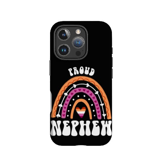 Proud Nephew Lesbian Pride Rainbow IPhone Cases