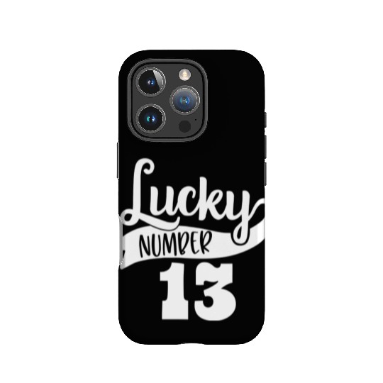 Lucky Number 13 Birthday Party Design IPhone Cases
