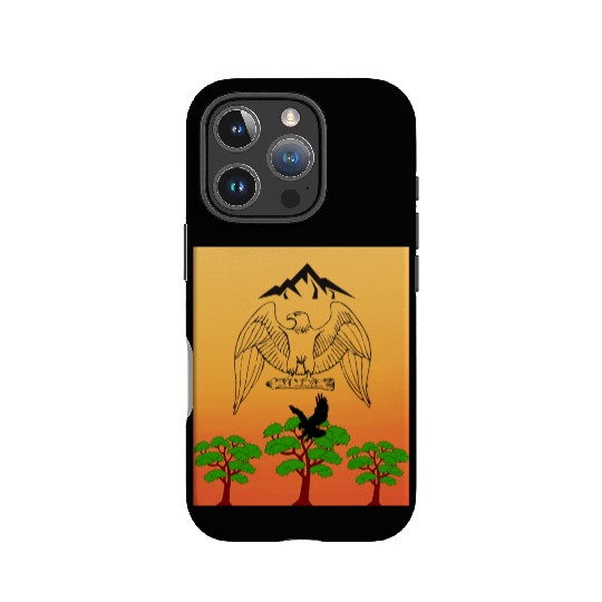 eagle paint IPhone Cases