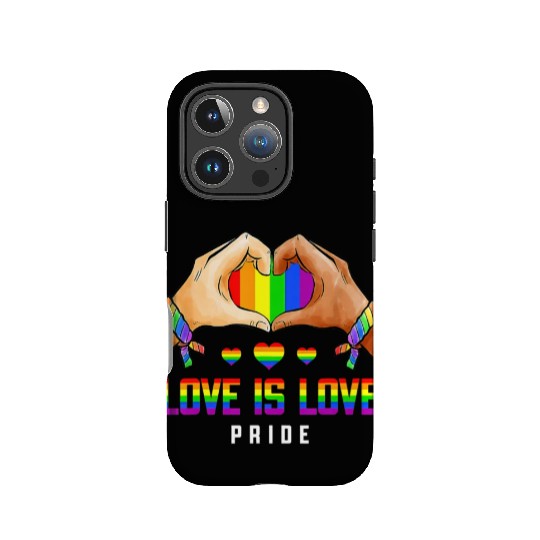 Love Is Love Gay Lesbian Pride LGBT Rainbow Heart IPhone Cases