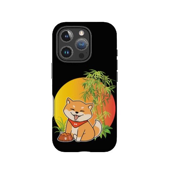 Shiba Inu Japanese Dog Breed Bamboo Plant Hunting IPhone Cases