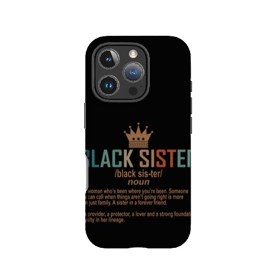 Black Sister Definition Vintage IPhone Cases