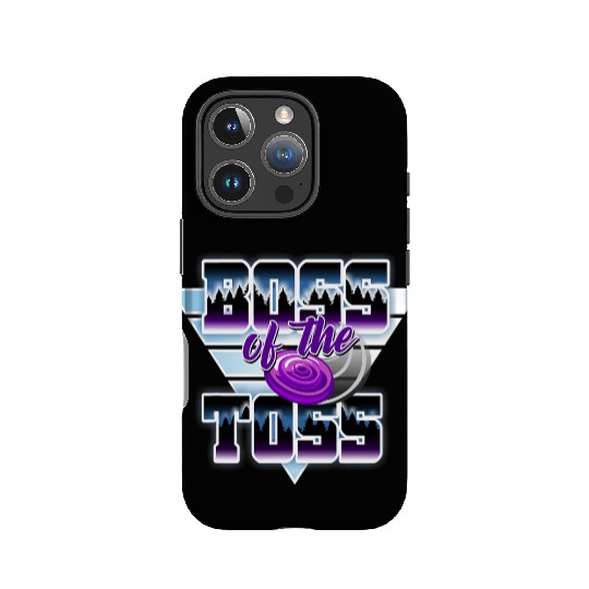 Disc Golf Boss Toss Funny Frisbee Vintage IPhone Cases