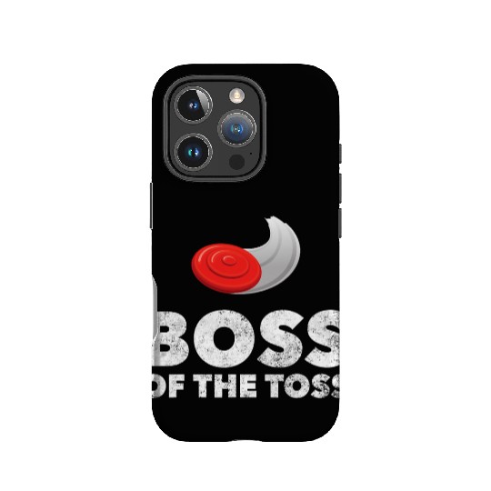 Boss of the Toss Funny Disc Golf Ultimate Frisbee IPhone Cases