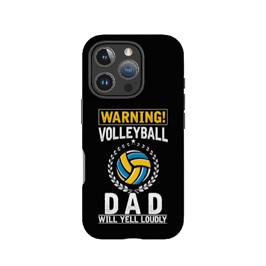 Volleyball Dad Loud Yelling Father IPhone Cases