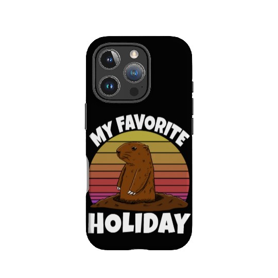 My Favourite Holiday Groundhog IPhone Cases