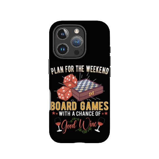 Wine Board Games Chess Board Game Player Gambling IPhone Cases