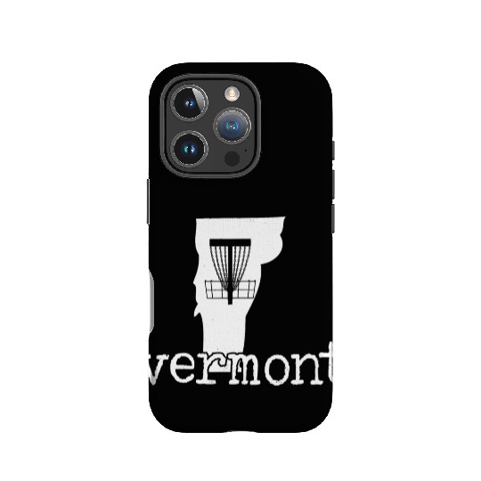 State of Vermont Disc Golf Golfer Golfing Basket IPhone Cases