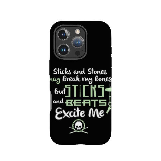 Drummer IPhone Cases Sticks and Beats Excite Me