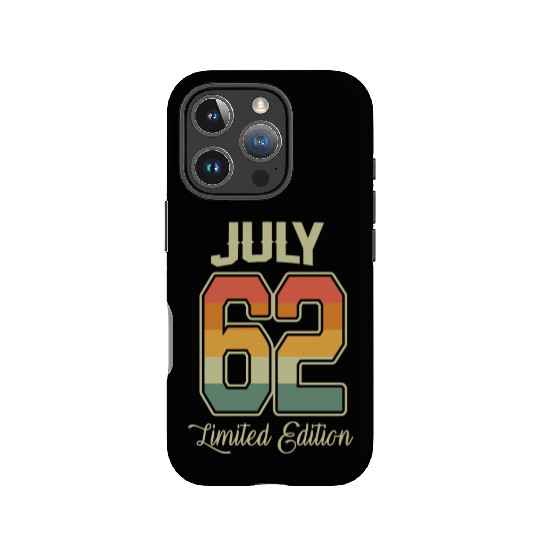 Vintage 60th Birthday July 1962 Sports Gift IPhone Cases