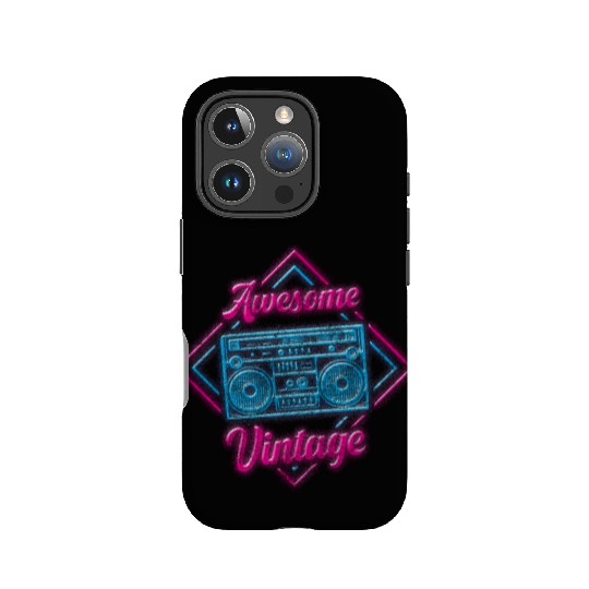 Neon Techno Nerd IPhone Cases
