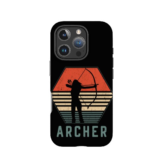 Archery Bow Archer Girl Retro IPhone Cases