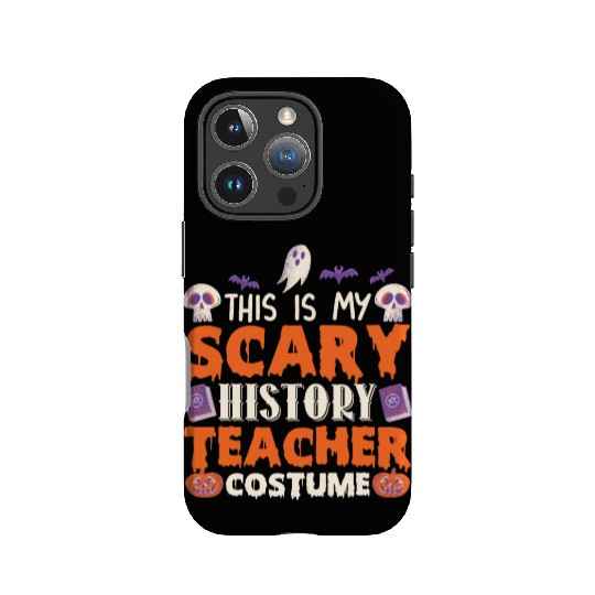 This is My Scary History Teacher Costume Halloween IPhone Cases