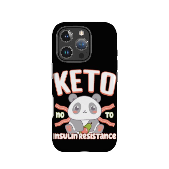 Baby Panda Bacon And Avocado Fasting Insulin, Keto IPhone Cases