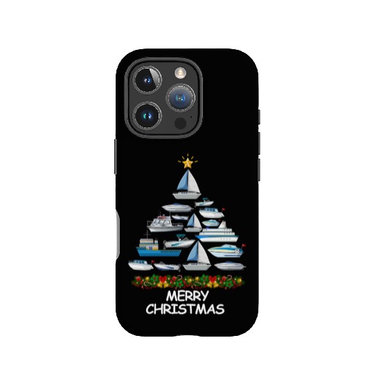 Sailing Christmas Tree Merry Christmas IPhone Cases