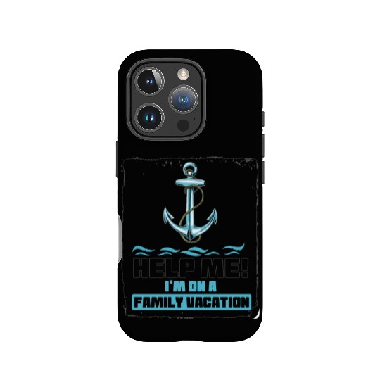 Help Me I'm On A Family Vacation IPhone Cases