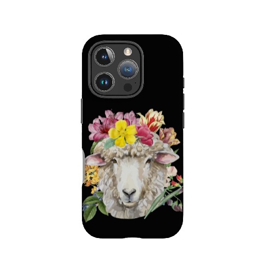 Floral Sheep Spring Nature Farm Sheep Lovers IPhone Cases