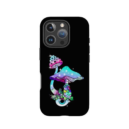 Magic Mushrooms Eye Psychedelic Art IPhone Cases