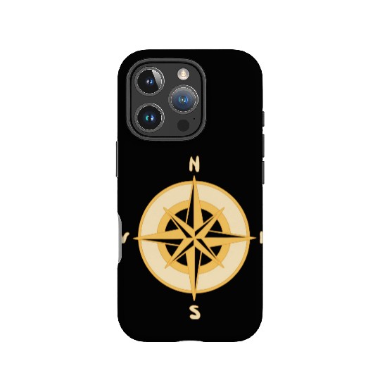 Nautical Compass star / rose, cardinal directions IPhone Cases