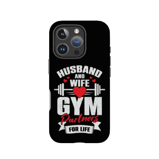 Husband And Wife Gym Partners For Life IPhone Cases