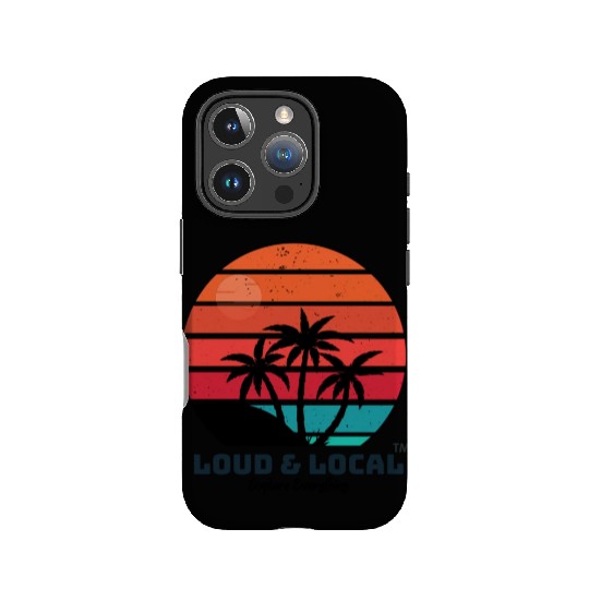 Loud & Local Sunset Beach Summer Designs IPhone Cases